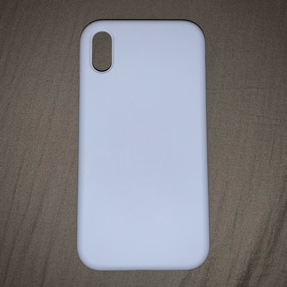 iPhone XR baby blue silicon case!